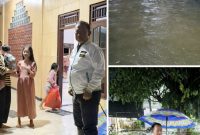 Desa Pasilian, Tangerang, siaga hadapi luapan Kali Cipasilian. Warga diminta waspada dan mengamankan keluarga ke tempat aman(PWGK/Metrosiar)