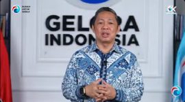 Ketua Umum Partai Gelora, Anis Matta, menyampaikan arahan kepada anggota baru dalam kegiatan OK Gelora sebagai bagian dari program rekrutmen 1,5 juta anggota menuju Pemilu 2029.
