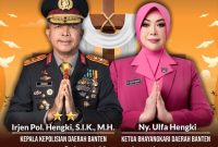 Irjen Pol. Hengki, S.I.K., M.H. bersama Ny. Ulfa Hengki menyampaikan ucapan peringatan Wafatnya Yesus Kristus dan Paskah kepada umat Kristiani.