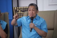 Ketua Umum Partai Gelora, Anis Matta, menyampaikan pandangannya dalam peluncuran program capacity building DPD.