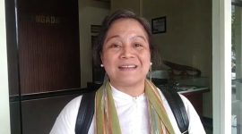 Dewi Cokorda saat memberikan keterangan kepada Metrosiar terkait potensi investasi pariwisata di Kabupaten Ngada.