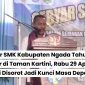 Wakil Bupati Ngada menyampaikan sambutan saat pembukaan Gebyar SMK Kabupaten Ngada Tahun 2026 di Taman Kartini, Bajawa, Rabu (29/4).