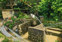 Kondisi mata air Bubun Bia di Kecamatan Baroko yang menjadi sumber kebutuhan rumah tangga dan pengairan kebun warga.