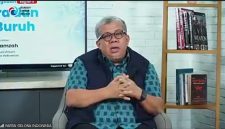 Fahri Hamzah menyampaikan pandangannya terkait pengelolaan ekonomi nasional dalam kajian bertema “Negara dan Hari Buruh”.