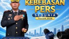 AKBP Dr. Andri Kurniawan menyampaikan ucapan Selamat Hari Kebebasan Pers Sedunia 2026 serta komitmen mendukung pers yang profesional dan bertanggung jawab.