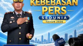 AKBP Dr. Andri Kurniawan menyampaikan ucapan Selamat Hari Kebebasan Pers Sedunia 2026 serta komitmen mendukung pers yang profesional dan bertanggung jawab.