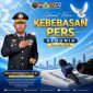 AKBP Dr. Andri Kurniawan menyampaikan ucapan Selamat Hari Kebebasan Pers Sedunia 2026 serta komitmen mendukung pers yang profesional dan bertanggung jawab.