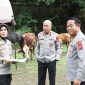 Jajaran Polda Banten melakukan pengecekan kondisi hewan kurban guna memastikan kesehatan dan kelayakan sebelum didistribusikan kepada masyarakat dalam rangka Idul Adha 1447 H.