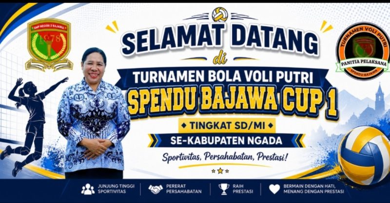 Pecah Sore Ini! SPENDU Bajawa Resmi Gelar Turnamen Voli Putri SPENDU CUP I Antar SD/MI Se-Kabupaten Ngada. (Foto: Panitia SPENDU CUP I)