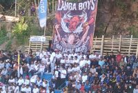 Langa Boys siap Mengguncang Lapangan Bowali. (Foto: Elfrat Frans Dhena).
