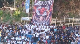 Langa Boys siap Mengguncang Lapangan Bowali. (Foto: Elfrat Frans Dhena).