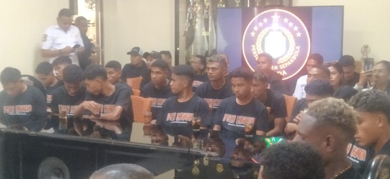 29 Pemain PSN Ngada Siap Berlaga di Liga 4 Putaran Nasional. (Foto: Elfrat Frans Dhena)