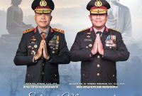 Kapolda Banten Irjen Pol Hengki (kiri) dan Wakapolda Banten Brigjen Pol Dr. Hendra Wirawan (kanan) menyampaikan ucapan Selamat Hari Raya Waisak 2570 BE/2026 Masehi kepada umat Buddha, disertai harapan agar nilai kedamaian, cinta kasih, dan kerukunan senantiasa terjaga dalam kehidupan bermasyarakat.