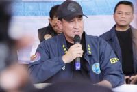 Kepala BNN RI, Komjen Pol Suyudi Ario Seto, menyampaikan keterangan pers terkait pengungkapan jaringan narkotika internasional yang melibatkan warga negara asing asal Rusia di Bali.