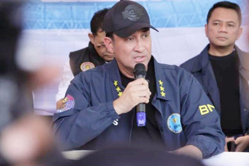 Kepala BNN RI, Komjen Pol Suyudi Ario Seto, menyampaikan keterangan pers terkait pengungkapan jaringan narkotika internasional yang melibatkan warga negara asing asal Rusia di Bali.