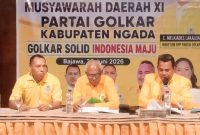 Musda XI Golkar Ngada Jadi Momentum Kebangkitan, Kader Rapatkan Barisan Menuju Kemenangan Politik. (Foto: Elfrat Frans Dhena)