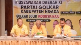 Musda XI Golkar Ngada Jadi Momentum Kebangkitan, Kader Rapatkan Barisan Menuju Kemenangan Politik. (Foto: Elfrat Frans Dhena)