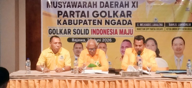 Musda XI Golkar Ngada Jadi Momentum Kebangkitan, Kader Rapatkan Barisan Menuju Kemenangan Politik. (Foto: Elfrat Frans Dhena)