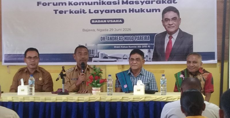 Berni Dhey Tegaskan Legalitas Jadi Senjata UMKM dan Investasi, Ngada Perkuat Fondasi Ekonomi Berdaya Saing. (Foto: Elfrat Frans Dhena)