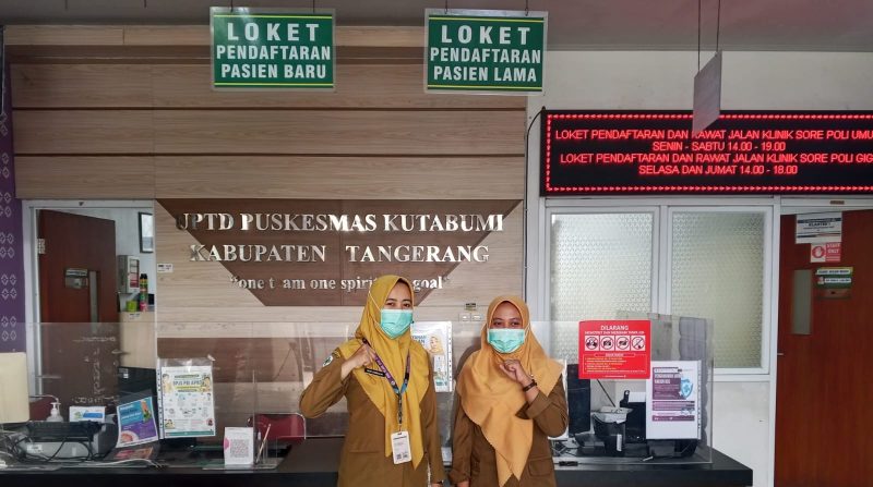 Petugas Tenaga kesetan Puskemas Kutabumi