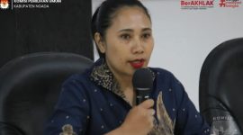 Ketua KPUD Ngada, Stevania Octaviana Meo. (Foto: Istimewa)