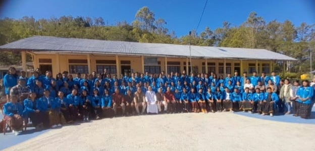 Dari Kampus ke Pelosok Desa, 100 Mahasiswa STIPER Flores Bajawa Bergerak Lawan Stunting dan Kemiskinan Ekstrem. (Foto: WBN)