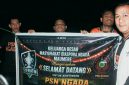 Diaspora Ngada di Maumere saat Menjemput Tim Soeratin U-17 PSN Ngada. (Foto: Ostond Suru)