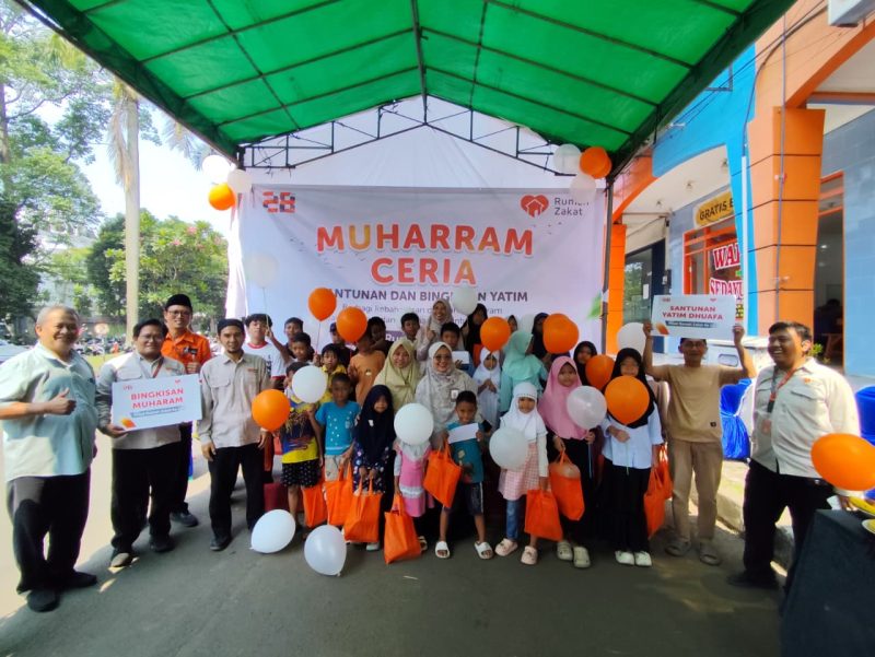 Rumah Zakat Rayakan HUT ke-28 dengan Santunan Anak Yatim di Tangerang. (foto. Rumah Zakat)