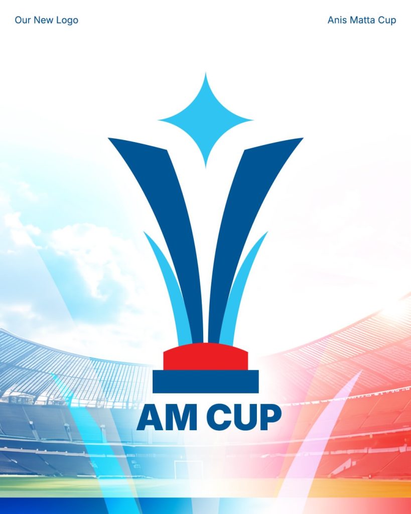 ntroducing the new logo of AM Cup — Puncak AM Cup. Satu logo. Satu semangat. Satu panggung untuk menjadi juara.