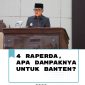 Gubernur Banten Andra Soni menyampaikan pandangannya mengenai empat Raperda inisiatif DPRD Provinsi Banten dalam Rapat Paripurna di Serang, Selasa (11/08/2026).