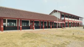 Suasana lingkungan bangunan SDN Buaran Mangga 4 di Kecamatan Pakuhaji, Kabupaten Tangerang, yang kini tertata bersih, rapi, dan asri untuk mendukung proses belajar mengajar. (Dok. Dadang) 