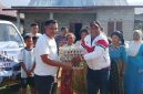 Karel Maku Turun Langsung Salurkan Bantuan Gempa, Warga Nirmala dan Takatunga Terima Kepedulian Gerindra.