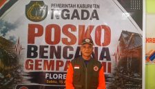 Kepala Pelaksana BPBD Kabupaten Ngad, Emanuel Kora. (Foto: Elfrat Frans Dhena)