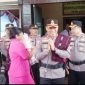 Kapolres Ngada, AKBP Gede Harimbawa tiba di Polres Ngada. (Foto: Elfrat Frans Dhena)