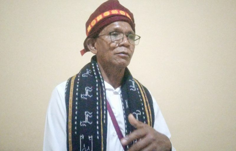 Ketua Koperasi Karya Kasih Langa, Paskalis Lalu. ( Foto: Elfrat Frans Dhena).