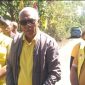 Ketua DPD II Partai Golkar Ngada, Andreas Paru didampingi, Sekretaris dan Bendahara Partai Golkar Kabupaten Ngada. (Foto: Elfrat Frans Dhena).