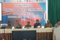 BNPB Siapkan Huntara dan Huntap, Data Valid Jadi Kunci Pemulihan Gempa Ngada. (Foto: Elfrat Frans Dhena)