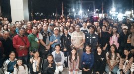 58 Mahasiswa Dilepas Bupati dan Wakil Bupati Ngada menuju Pulau Jawa. (Foto: Elfrat Frans Dhena)