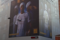ronaldinho mengenakan jersey Ravenna FC di billboard . Dok Instagram resmi official Ravenna FC