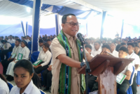 Bupati Raymundus Bena Bikin Mahasiswa STIPER FB Bersemangat, Janjikan Beasiswa untuk IPK Terbaik.