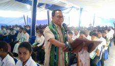 Bupati Raymundus Bena Bikin Mahasiswa STIPER FB Bersemangat, Janjikan Beasiswa untuk IPK Terbaik.