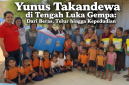 Yunus Takandewa di Tengah Luka Gempa: Dari Beras, Telur hingga Kepedulian. (Foto: Elfrat Frans Dhena)