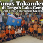 Yunus Takandewa di Tengah Luka Gempa: Dari Beras, Telur hingga Kepedulian. (Foto: Elfrat Frans Dhena)