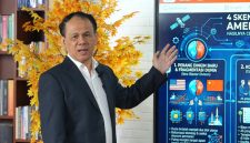 Mahfuz Sidik, Sekretaris Jenderal Partai Gelombang Rakyat (Gelora) Indonesia, memaparkan analisis mengenai skenario persaingan geopolitik Amerika Serikat dan Tiongkok.
