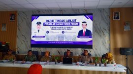 Rapat tindak lanjut penataan lahan fasos dan fasum di wilayah RW 03 dan 04 Kelurahan Kutabaru, dihadiri unsur pemerintah, TNI-Polri, serta perwakilan warga.