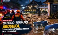 Galodo Terjang Arosuka, Kompleks Kantor Bupati Solok Ikut Terdampak