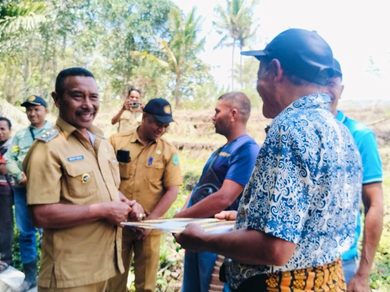 3,6 Km Irigasi Dibangun di Ngada, Wabup Dorong Sawah Petani Makin Produktif. (Foto: Elfrat Frans Dhena)