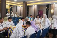 Jajaran aparatur Kecamatan Pasarkemis mengikuti rangkaian penilaian dan evaluasi kinerja kecamatan dalam pelayanan kepada masyarakat.