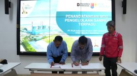 Penandatanganan MoU pengelolaan sampah terpadu antara PT PLN Indonesia Power UBP Banten 3 Lontar dan TPST Mandiri Sejahtera sebagai upaya memperkuat sinergi pengelolaan lingkungan berbasis masyarakat(dok.humas pltu)