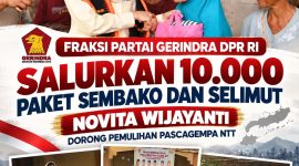 Gerindra DPR RI Gerak Cepat, Salurkan 10.000 Paket Sembako dan Selimut untuk Warga Terdampak Gempa NTT. (Foto: Istimewa)